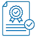 Icon representing fully accredited private building certifiers and registered NSW compliance experts at Eastside Certifiers.